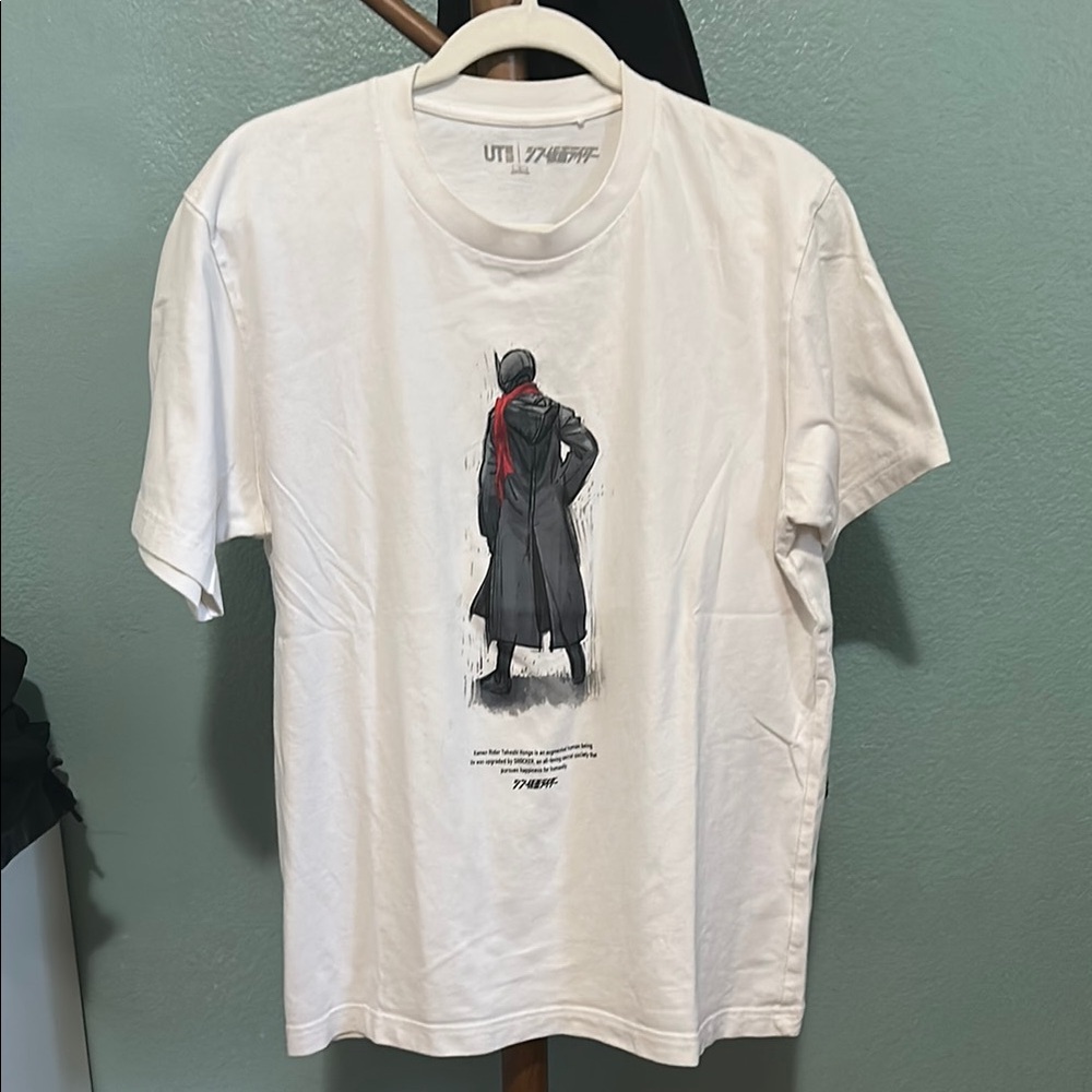 Red and White Short Sleeve Tees Cotton Casual
